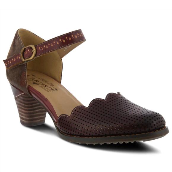 NEW SPRING STEP SHOES parchelle mary jane sandal in bordeaux - Main Image